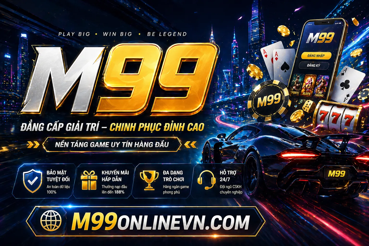 Sân vận động với ánh đèn rực rỡ và khán giả đang cổ vũ, biểu tượng cho cá cược thể thao sôi động tại Vin777 Nổ Hũ